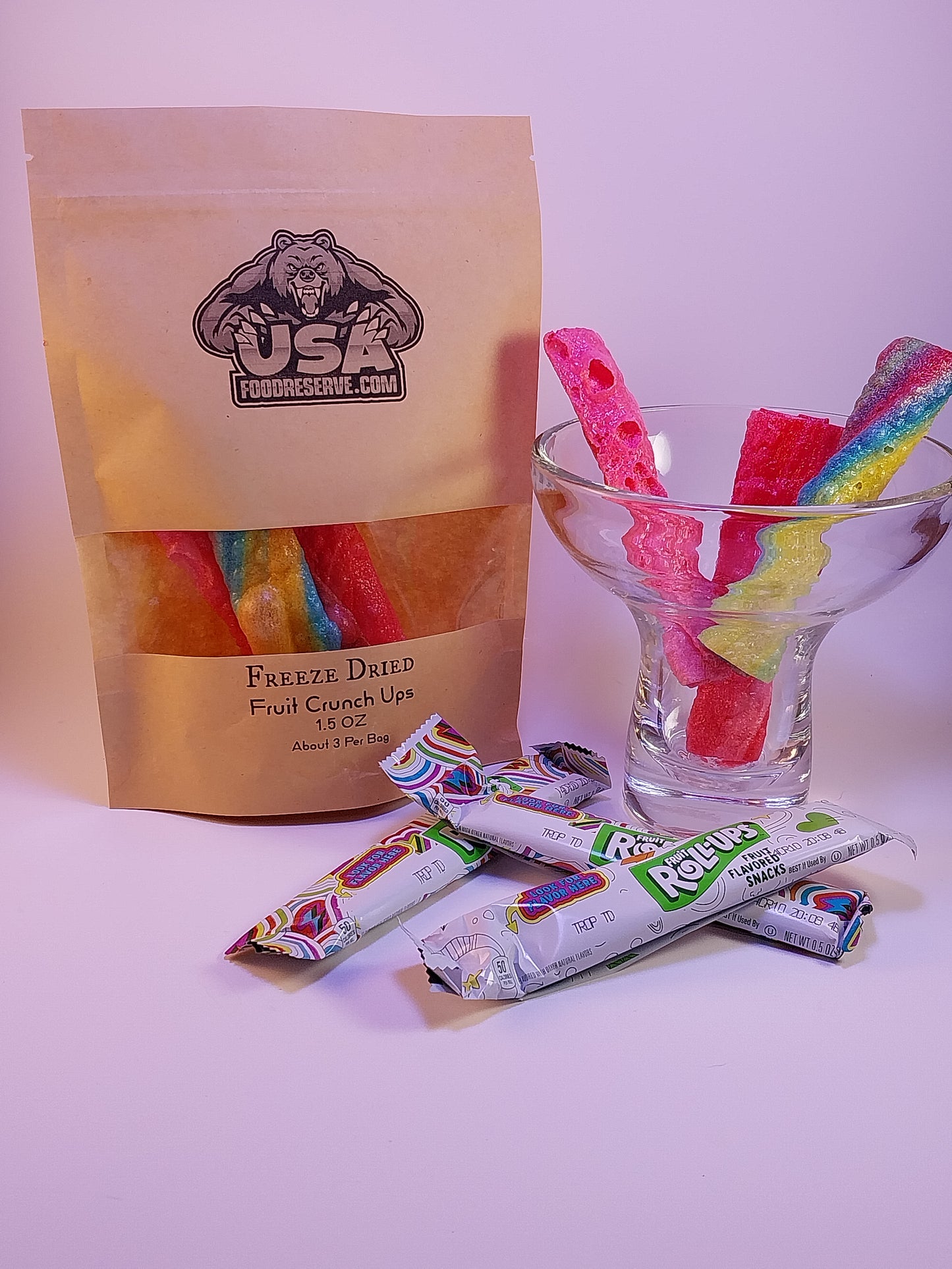 Freeze Dried Fruit Crunch-Ups
